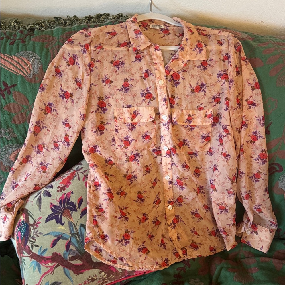 Sub_Urban Riot Floral Button-Up Shirt